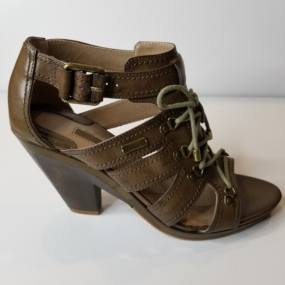 Calvin Klein Jeans Platform Chunky Heels